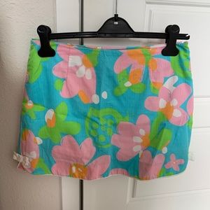Lilly Pulitzer skort shorely blue mojo size 6